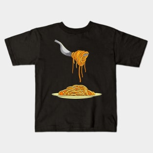 Pasta Dinner, Cool Pasta For Men And Women, Italian Cook Kids T-Shirt